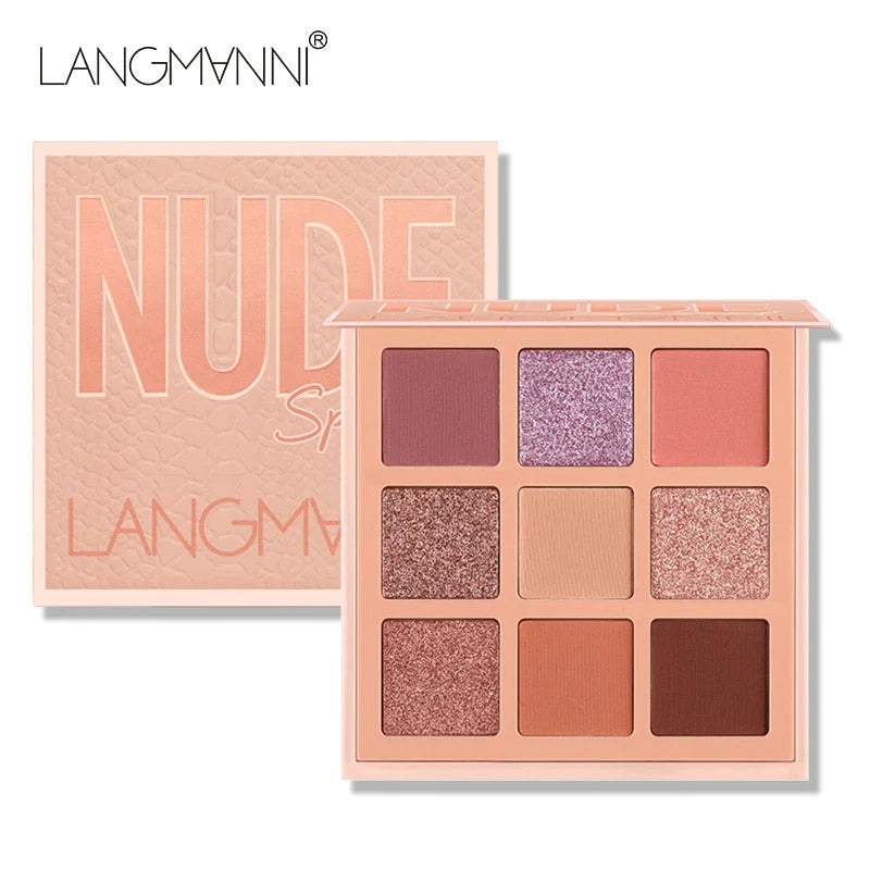 Paleta de Sombras 9 Cores - Langmanni