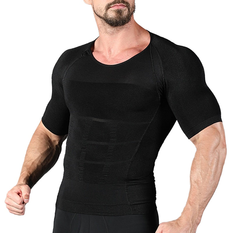 Camiseta Slim de Compressão Modular, Emagrecimento, Espartilho