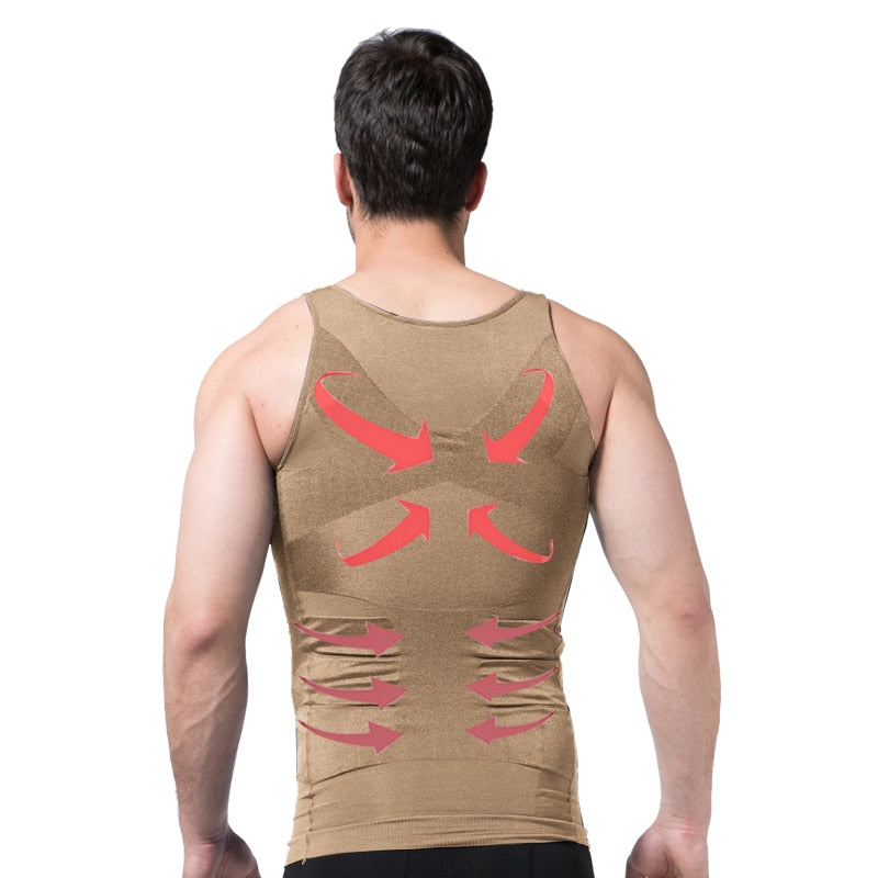 Camiseta Slim de Compressão Modular, Emagrecimento, Espartilho
