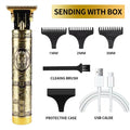 Aparador de cabelo vintage aparador de cabelo sem fio clipper barbeador elétrico